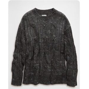 American Eagle Outfitters Whoa So Soft Cable Knit Sweater